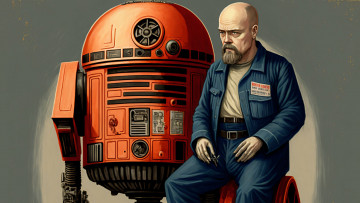 обоя рисованное, кино,  мультфильмы, нейросети, графика, нейроарт, ai, art, нейронные, сети, рисунки, нейро, искусство, ленин, звездные, войны