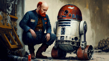 Картинка рисованное кино +мультфильмы нейросети графика нейроарт ai art нейронные сети рисунки нейро искусство ленин звездные войны