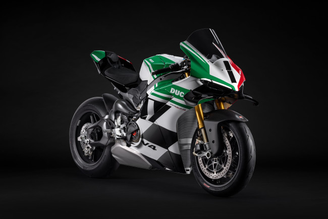 Обои картинки фото мотоциклы, ducati, panigale, v4, tricolore, sport, bike, 2025
