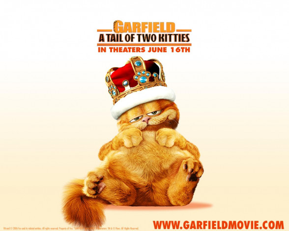 Обои картинки фото мультфильмы, garfield