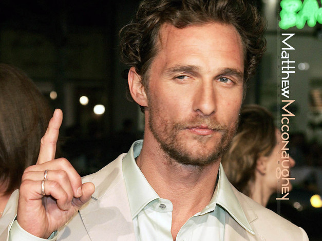 Обои картинки фото matthew, mcconaughey, мужчины