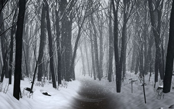 Картинка 3д графика nature landscape природа