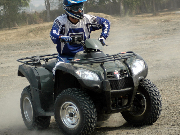 Обои картинки фото kymco, mxu, 500, 4x4, 2008, мотоциклы, квадроциклы