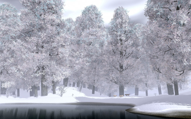 Обои картинки фото 3д, графика, nature, landscape, природа