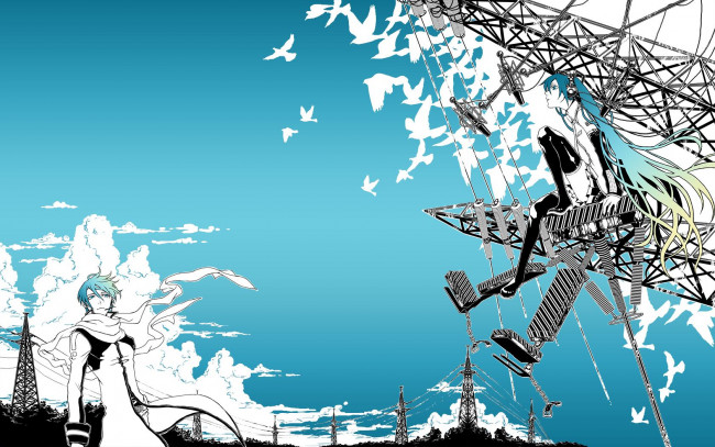 Обои картинки фото аниме, vocaloid