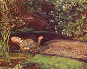 обоя john, everett, millais, рисованные