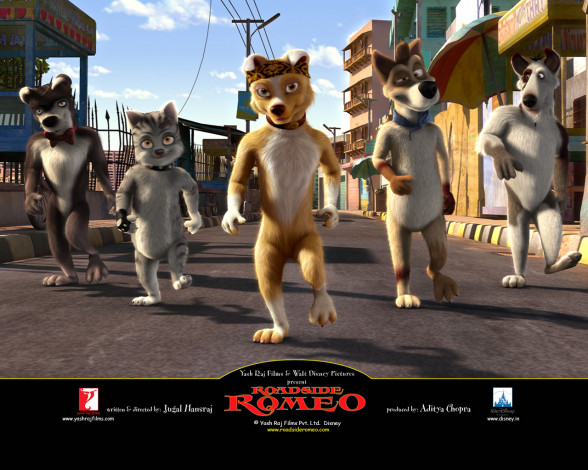 Обои картинки фото уличный, ромео, мультфильмы, roadside, romeo