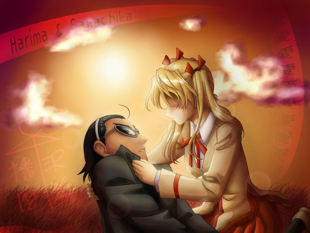 Обои картинки фото аниме, school, rumble