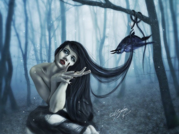 Обои картинки фото фэнтези, девушки