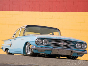 обоя 1960, chevy, bel, air, автомобили, chevrolet