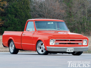 Картинка 1967 chevrolet pickup автомобили custom pick up