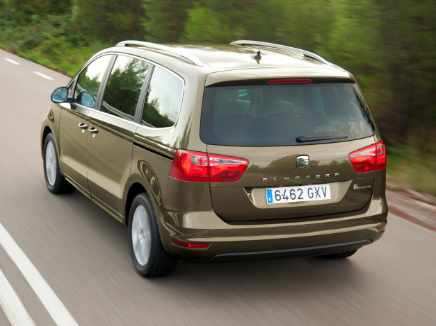 Обои картинки фото alhambra, 2011, автомобили, seat