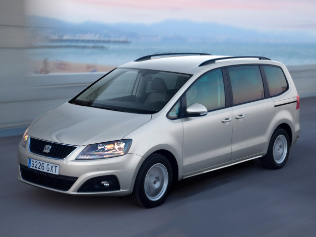 Обои картинки фото alhambra, 2011, автомобили, seat