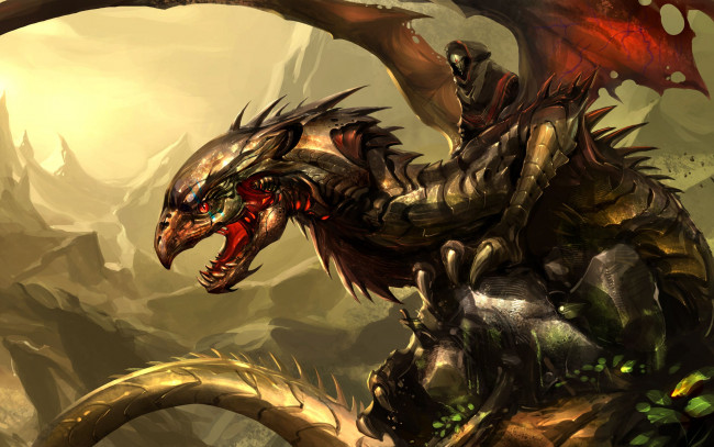 Обои картинки фото фэнтези, драконы