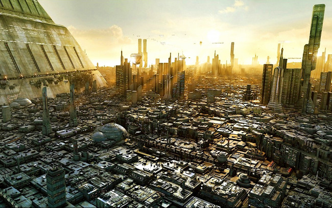 Обои картинки фото gold, light, of, morning, by, stefan, morrell, фэнтези, иные, миры, времена