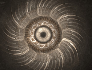 Картинка 3д графика fractal фракталы абстракция узор тёмный