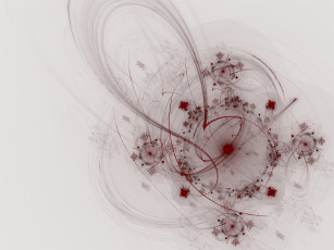 Картинка 3д графика fractal фракталы абстракция цвета узор тёмный