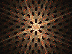 Картинка 3д графика fractal фракталы тёмный абстракция узор цвета