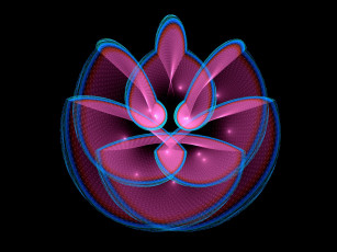 Картинка 3д графика fractal фракталы тёмный узор абстракция цвета