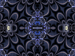 Картинка 3д графика fractal фракталы узор фрактал