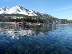 Картинка emerald bay state park природа реки озера заповедник гора