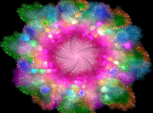 Картинка 3д графика fractal фракталы узор фрактал