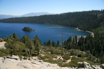 Картинка emerald bay state park природа реки озера заповедник