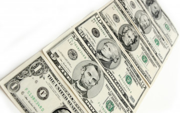 Картинка разное золото купюры монеты доллары