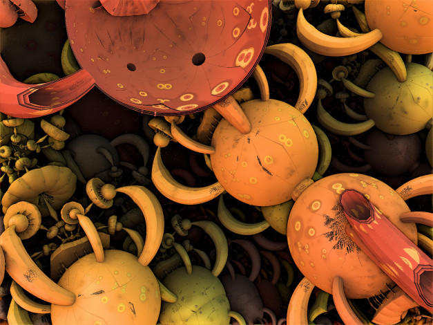 Обои картинки фото 3д, графика, fractal, фракталы, абстракция, узор