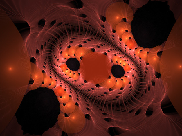 Обои картинки фото 3д, графика, fractal, фракталы, фрактал, узор, тёмный