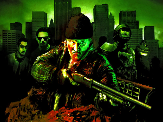 Обои картинки фото hobo, with, shotgun, кино, фильмы, бомж, с, дробовиком