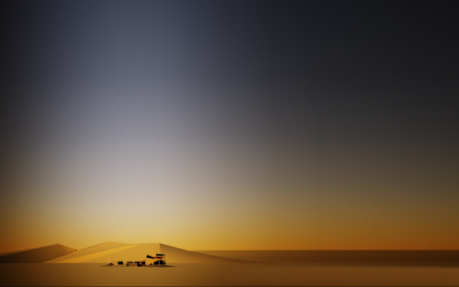 Обои картинки фото 3д, графика, nature, landscape, природа, пейзаж, песок