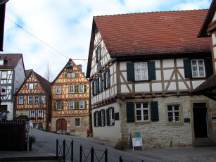 Картинка германия марбах на неккаре города улицы площади набережные улица дома