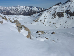 Картинка природа горы снег