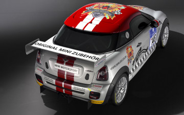 Картинка mini john cooper works coupe endurance автомобили спортивный миникупер
