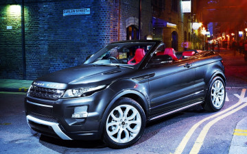 Картинка range rover автомобили ночь улица