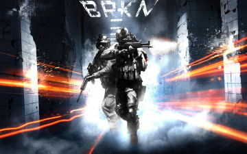 Картинка видео игры battlefield оружие улица