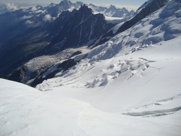 Обои картинки фото природа, горы, снег