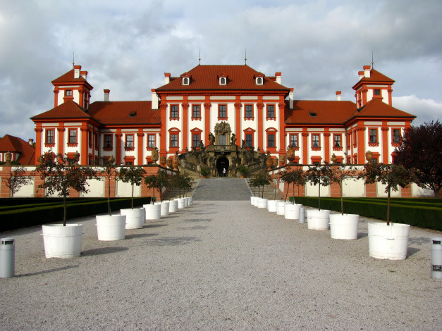 Обои картинки фото troja, castle, прага, города, Чехия, замок