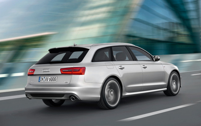 Обои картинки фото audi, a6, avant, line, 2012, автомобили, ауди, автомобиль