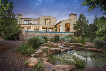 Картинка города здания дома роскошь бассейн дом