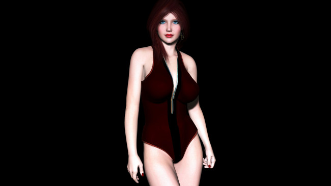 Обои картинки фото 3д, графика, people, люди, взгляд, девушка