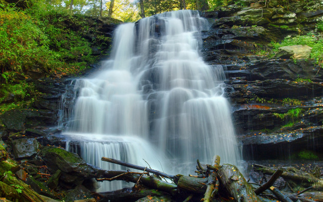 Обои картинки фото природа, водопады, камни, вода