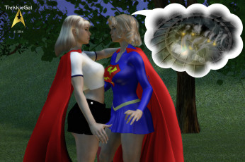 Картинка 3д+графика фантазия+ fantasy супермены