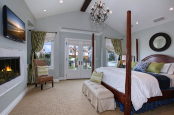 Картинка интерьер спальня дизайн столовая мебель стиль