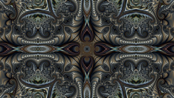 Картинка 3д+графика фракталы+ fractal узор фон цвета