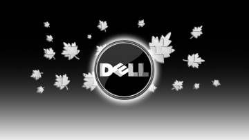 Картинка компьютеры dell фон логотип