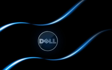 Картинка компьютеры dell фон логотип