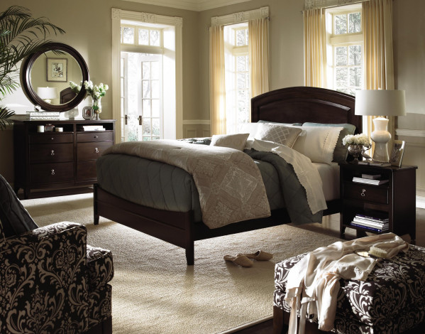 Обои картинки фото интерьер, спальня, подушки, кровать