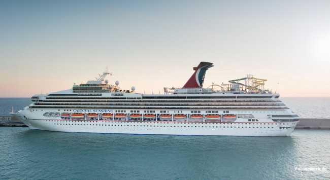 Обои картинки фото carnival sunshine, корабли, лайнеры, океанский, лайнер, круиз